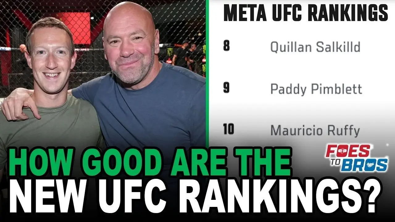 UFC’s new rankings are insane